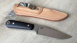 Cuchillo As de Diamantes GMT Garcimonte, cachas granadillo y funda piel