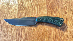 Cuchillo Worker GMT Garciomonte, cachas micarta verde y funda piel