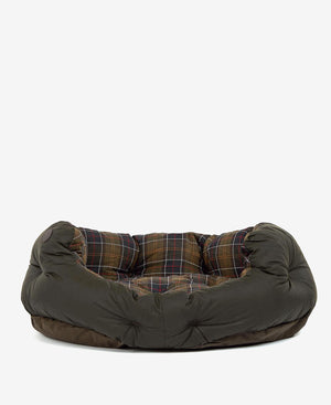 Cama Barbour  para perros de cera y algodón de 35 pulgadas