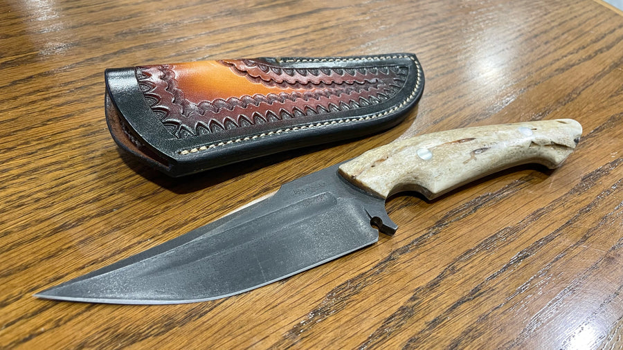 Cuchillo Machito Riojano de Miguel Barbudo, cachas de Clavijo de Toro  acero Böhler K720