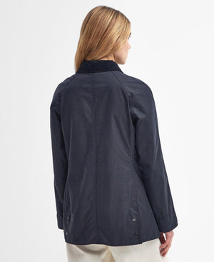 Chaqueta encerada Barbour Beadnell para mujer color AZUL Navy