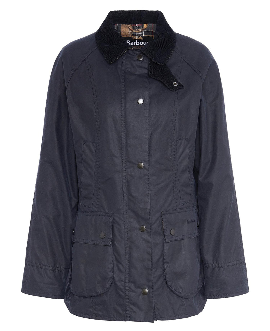 Chaqueta encerada Barbour Beadnell para mujer color AZUL Navy