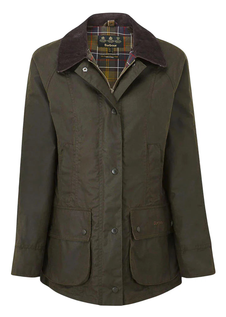 Chaqueta encerada Barbour Beadnell para mujer.