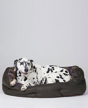 Cama Barbour  para perros de cera y algodón de 35 pulgadas