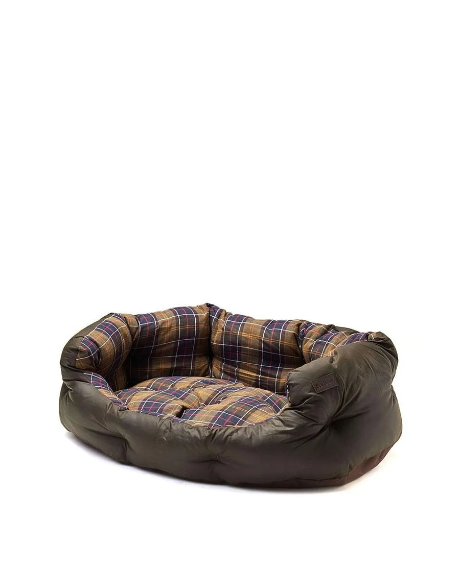 Cama Barbour  para perros de cera y algodón de 35 pulgadas